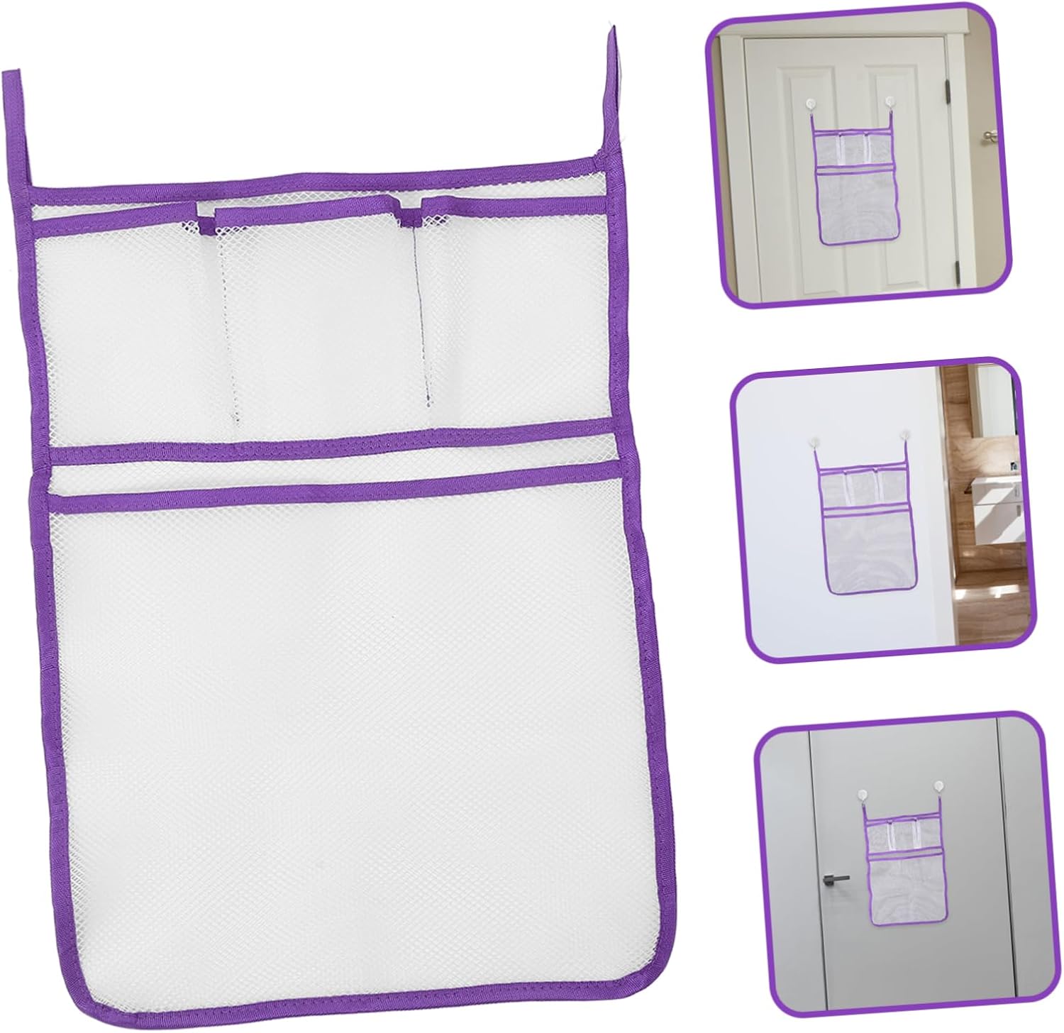 Hanging Shampoo Bag Mesh Shower Organizer Space Saver