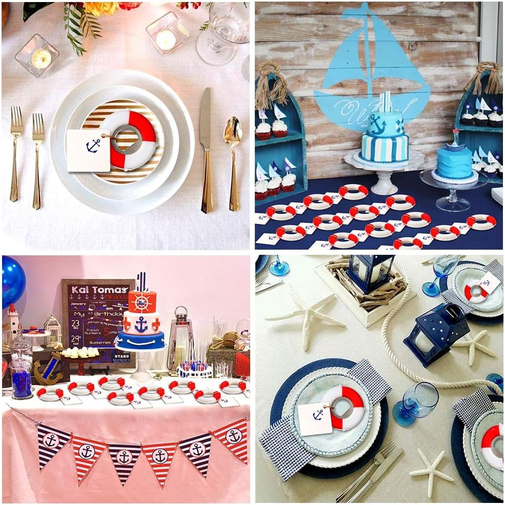 OurWarm PartyTalk Nautical Bottle Opener Wedding Favors Set 50pcs