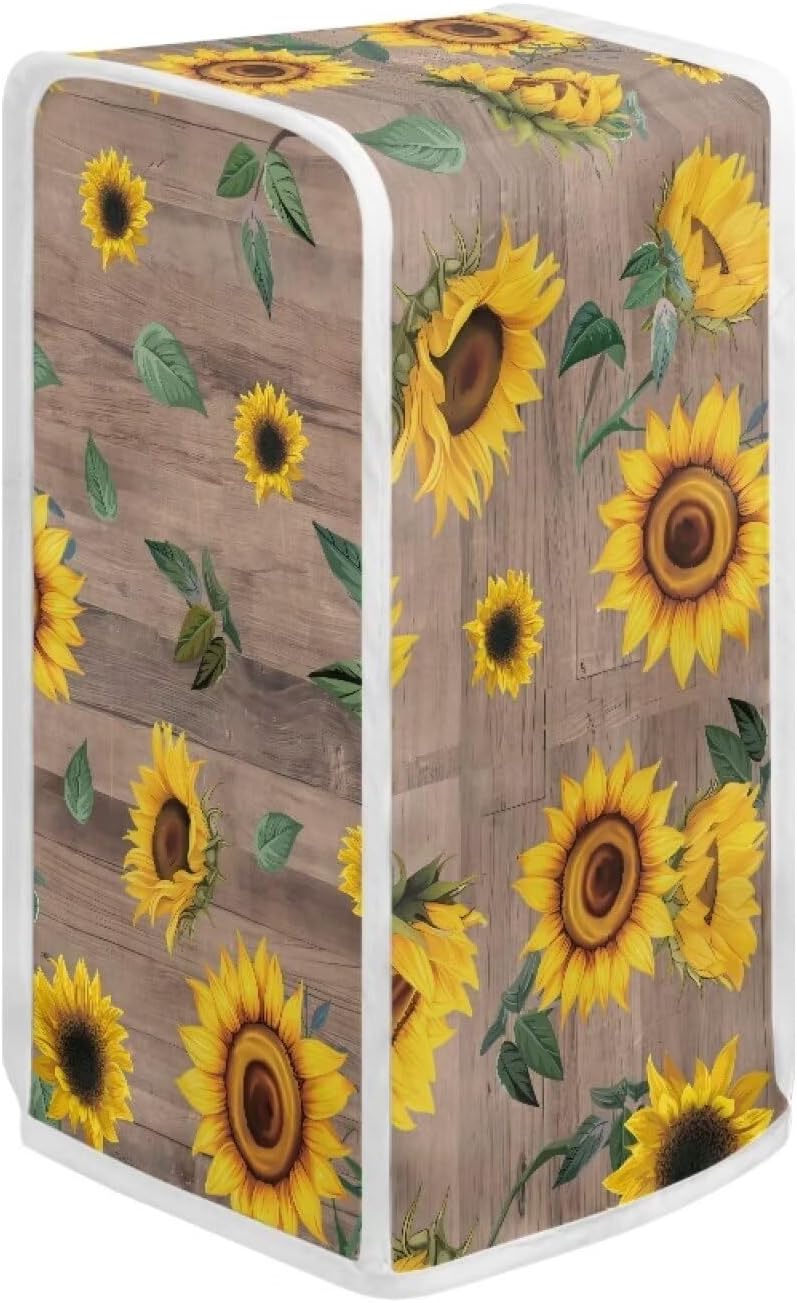 Wooden Sunflower Can Opener Dust Cover