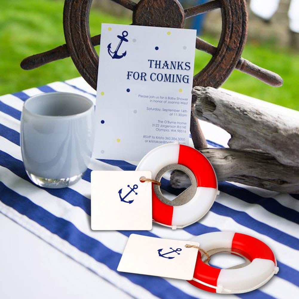 OurWarm PartyTalk Nautical Bottle Opener Wedding Favors Set 50pcs