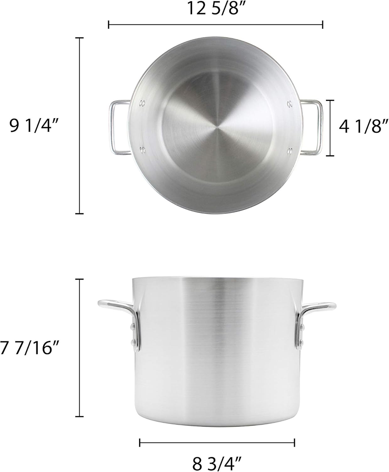 8 Quart Aluminum Stock Pot Comes In Each