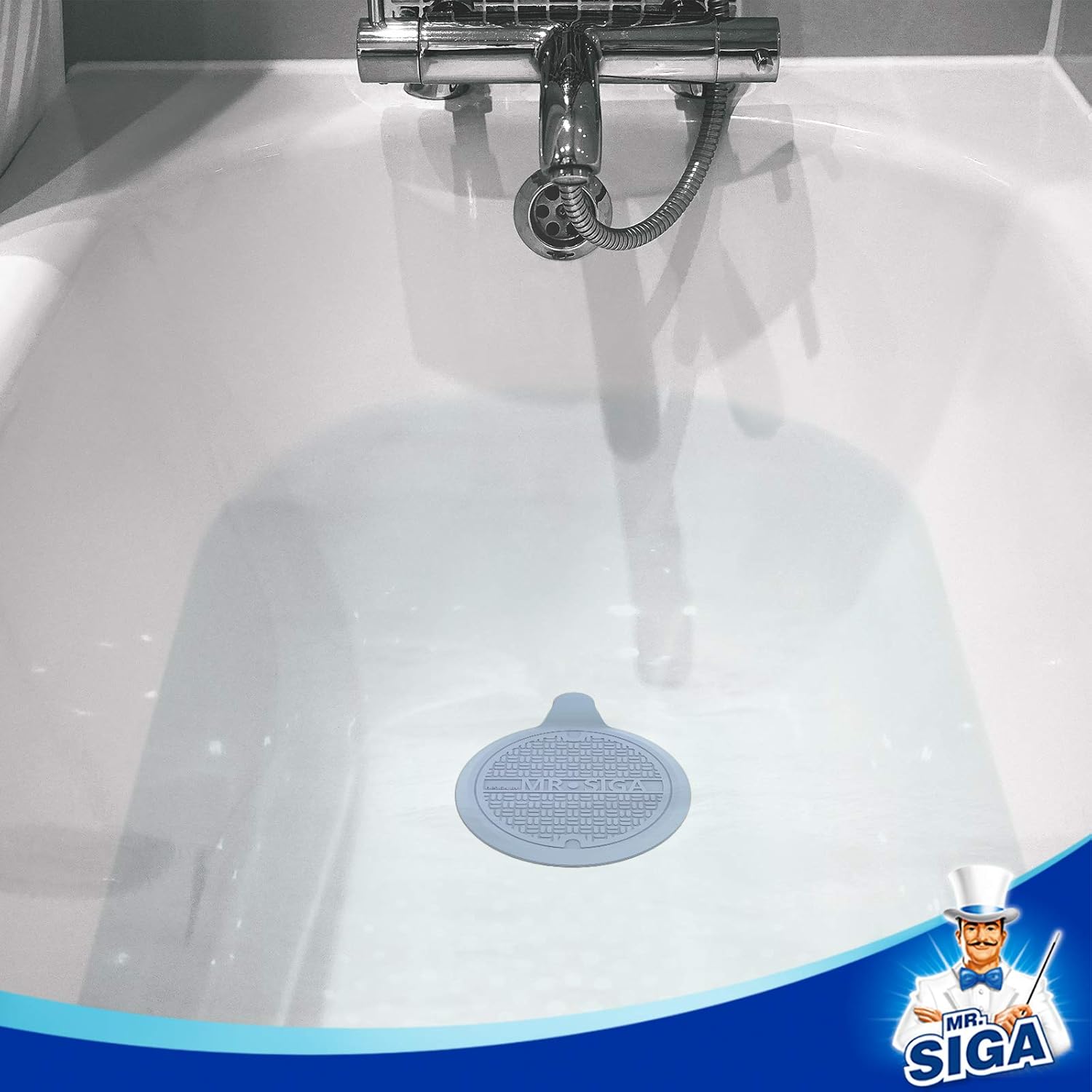 MRSIGA Silicone Bathtub Stopper 51 Inch 3 Pack