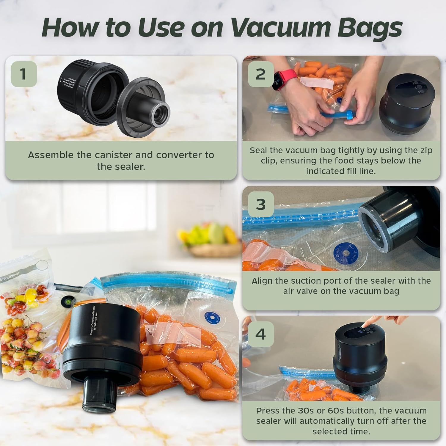 Presentastic 2025 Fully Automatic Mason Jar Vacuum Sealer