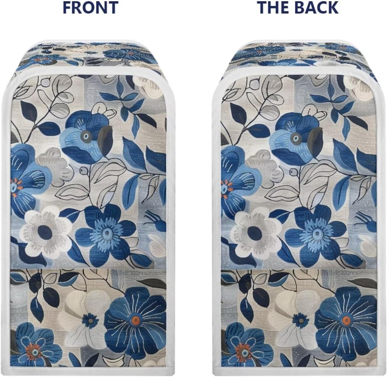 Blue Flower Desk Cover for Manual Can Opener