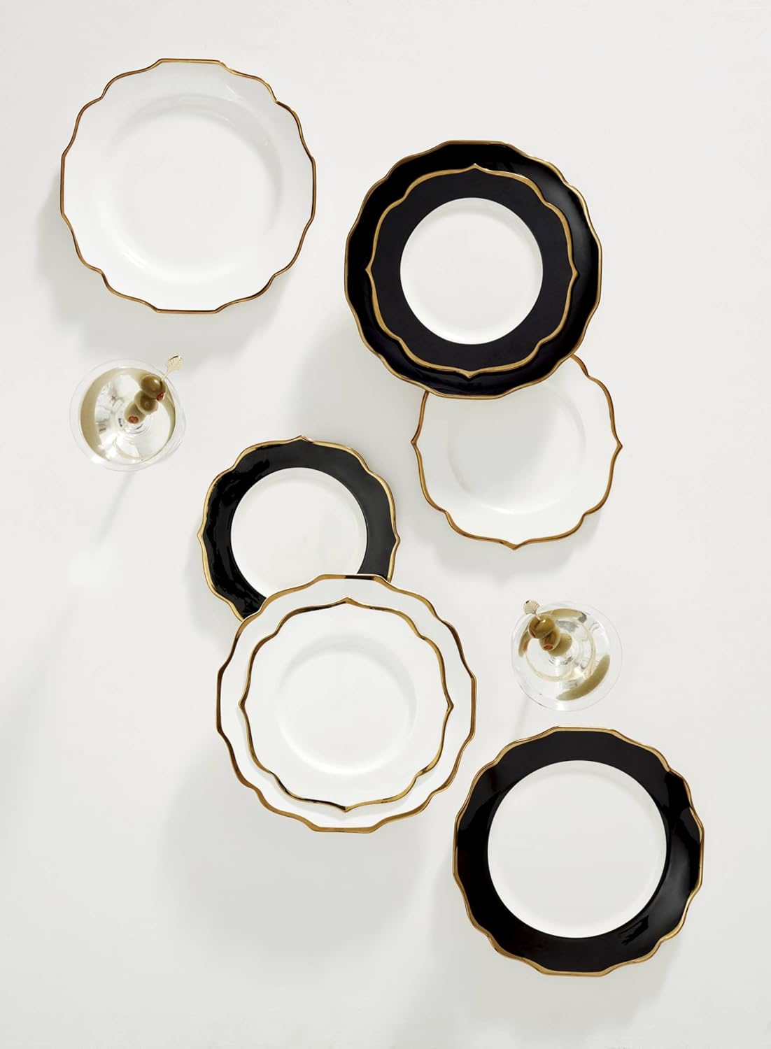 Lenox Contempo Luxe Dinner Plates Set of 4 Black