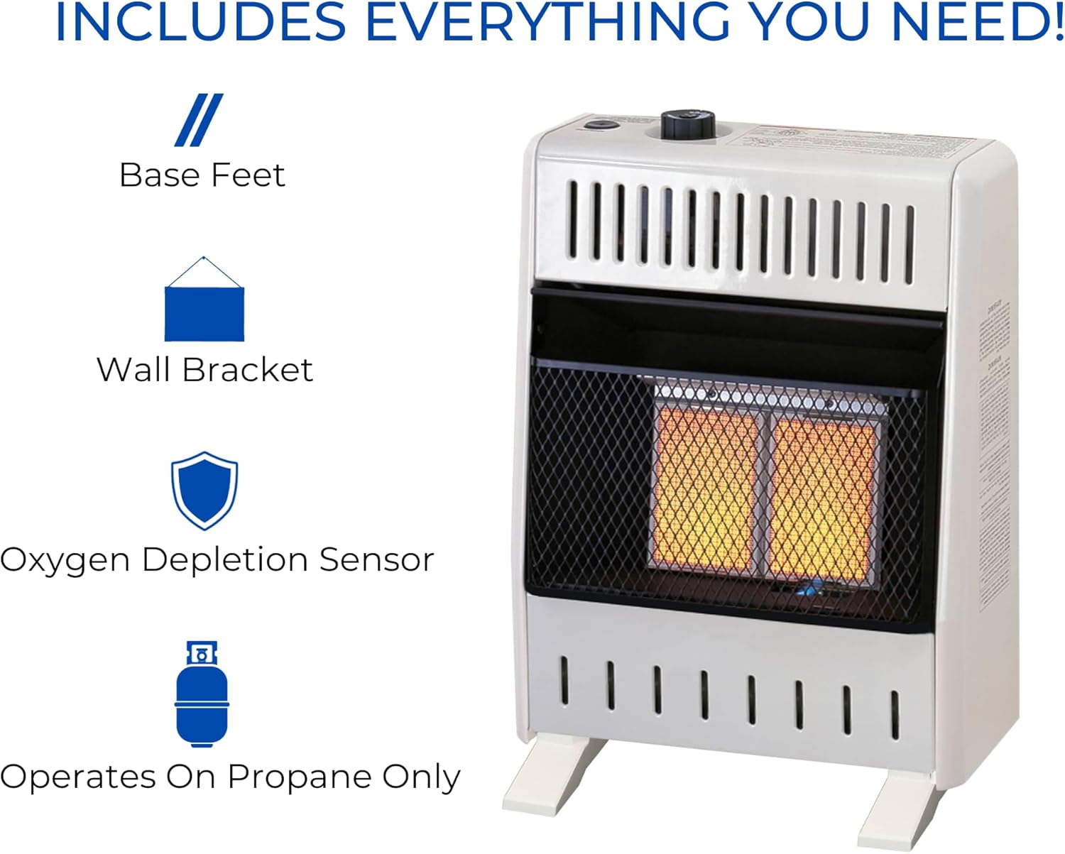 ProCom ML100TPA B Ventless Propane Infrared Space Heater 10000 BTU