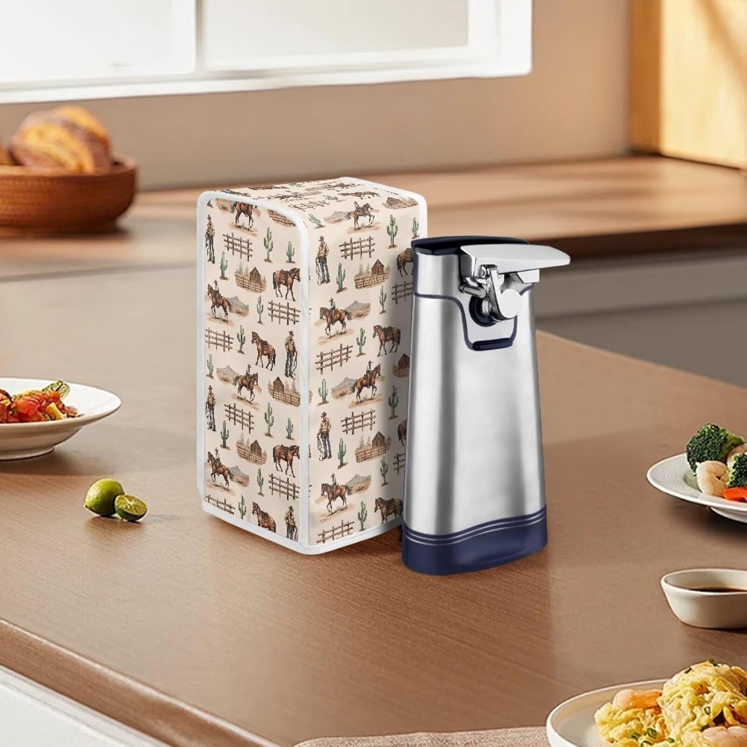 Durable Can Opener Dust Cover for Kitchen Decor