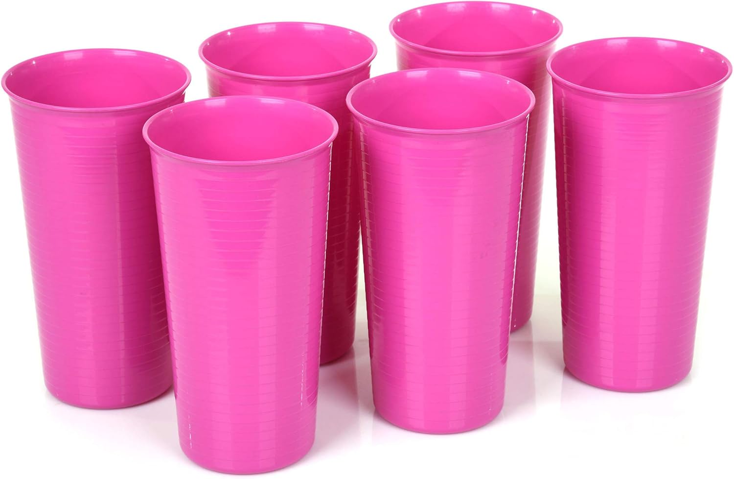 Mintra Home Reusable Plastic Cups 28 Oz Tumbler - Pack of 6 Purple