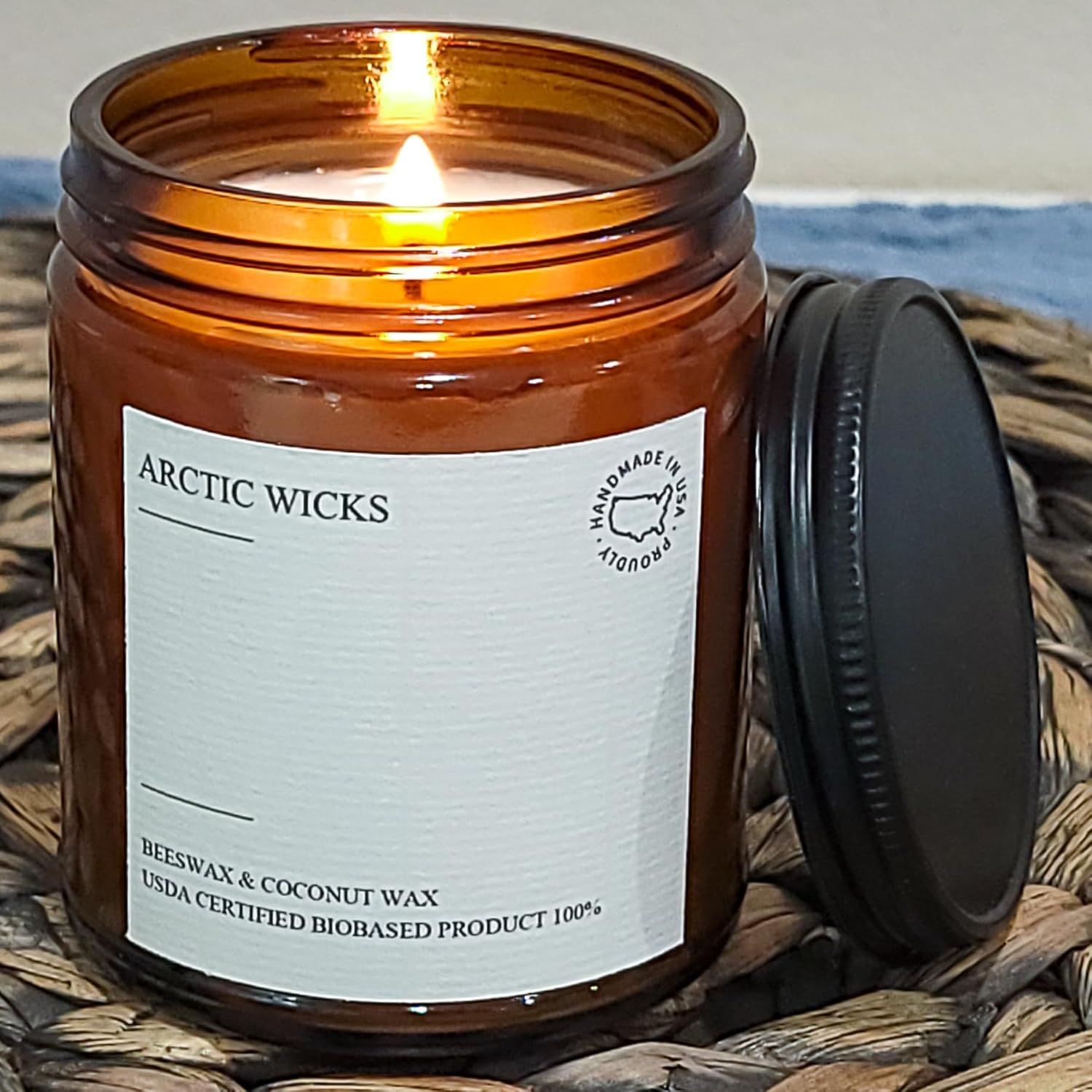 Vanilla Bourbon Candle by Arctic Wicks 9oz