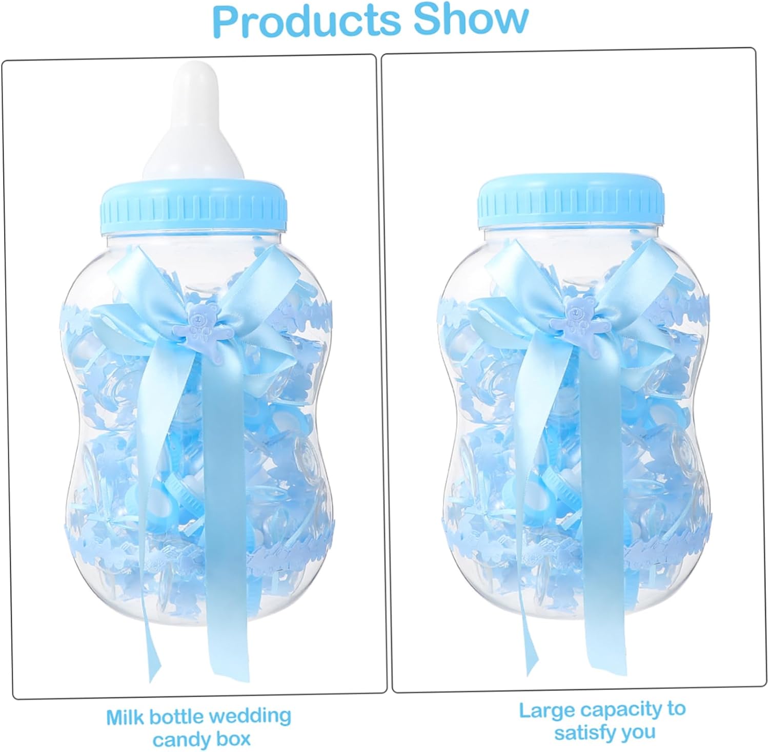 31pcs Milk Bottle Candy Server Set for Parties and Weddings