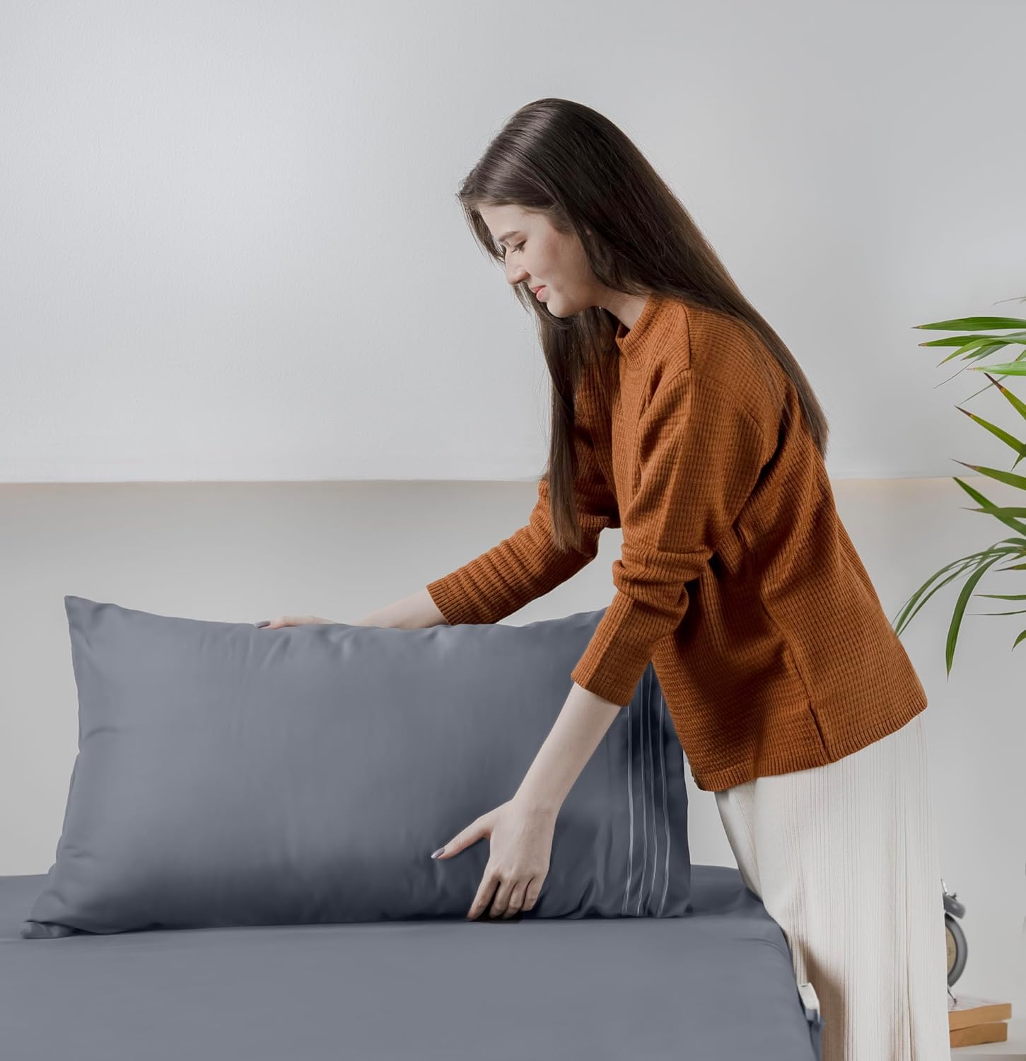 Utopia Bedding King Sheet Set Grey