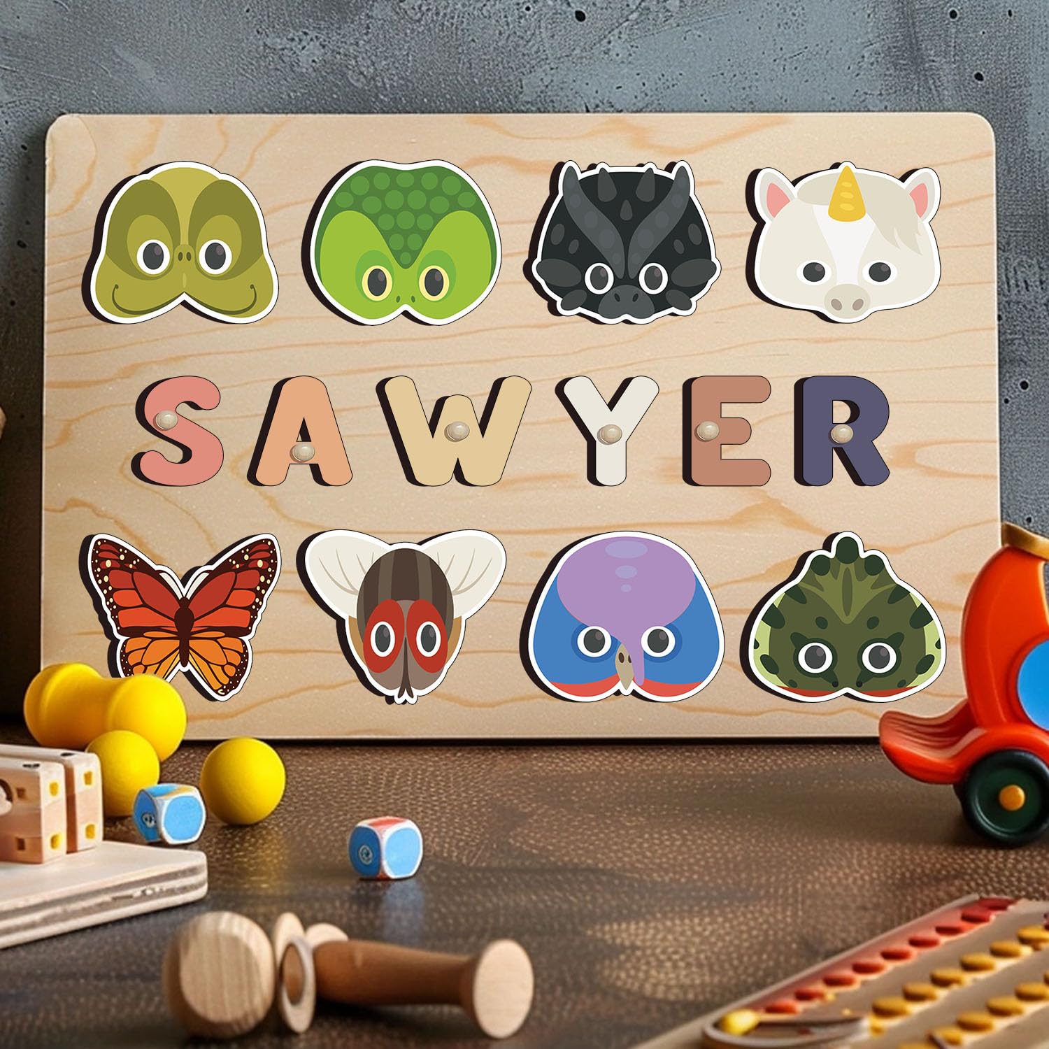 Personalized Wooden Name Puzzles For Toddlers