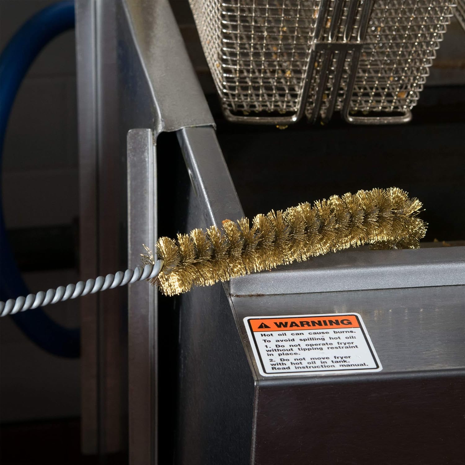 FryOilSaver Co 27 Inch Deep Fryer Drain Brush