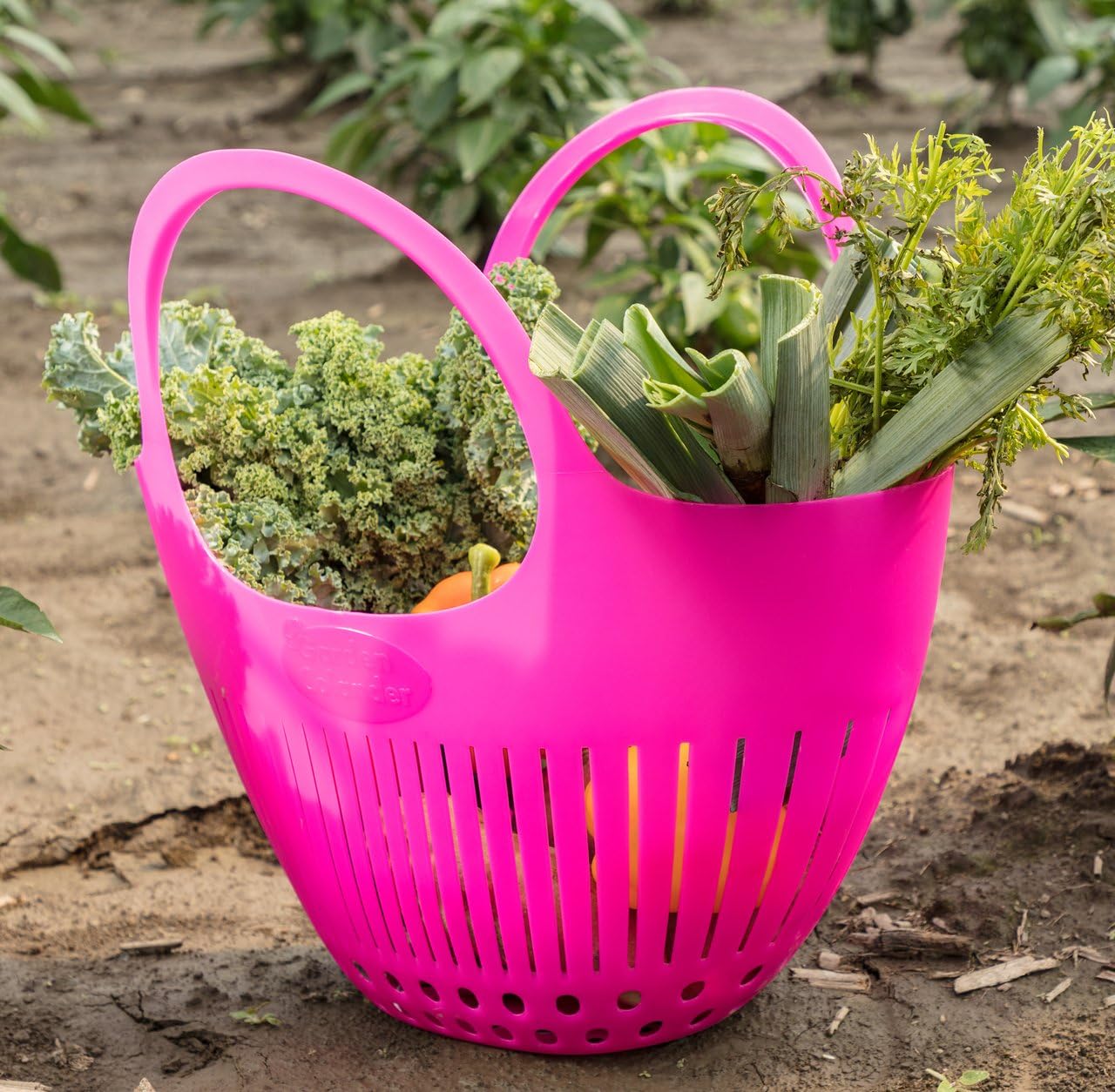 Hutzler Garden Colander Pink