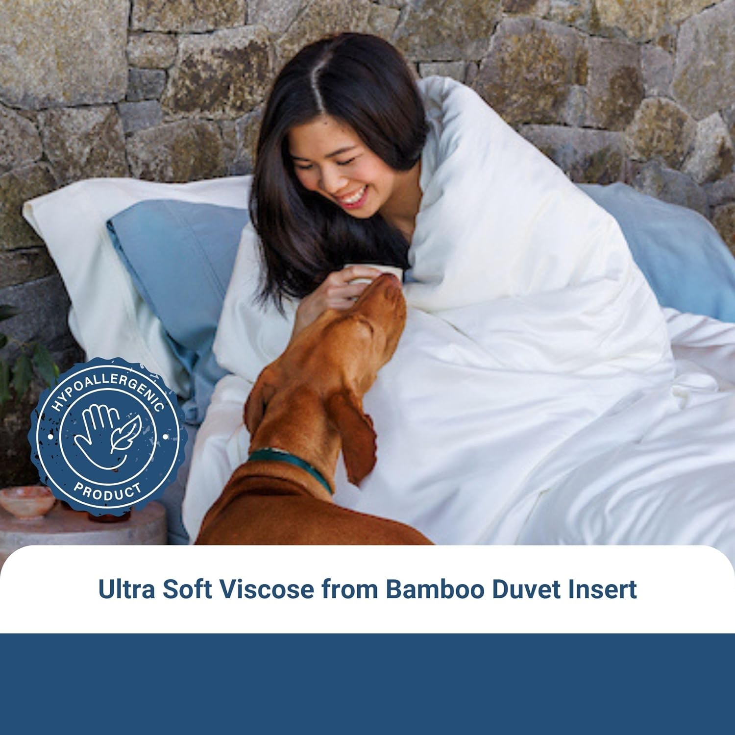 Olive Crate Bamboo Viscose King Comforter - Lightweight Breathable
