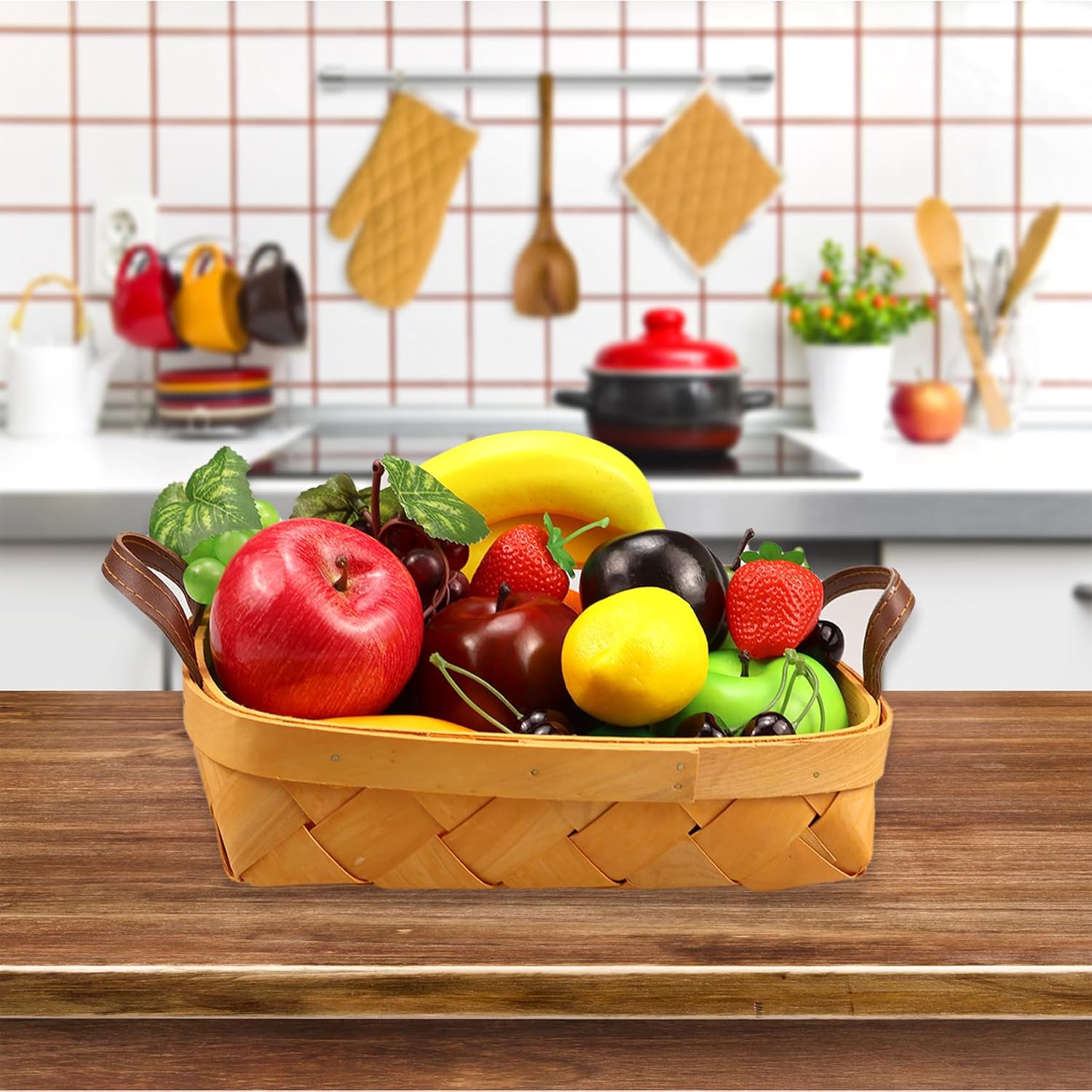 20 Pcs Realistic Fake Fruit Decoration Set