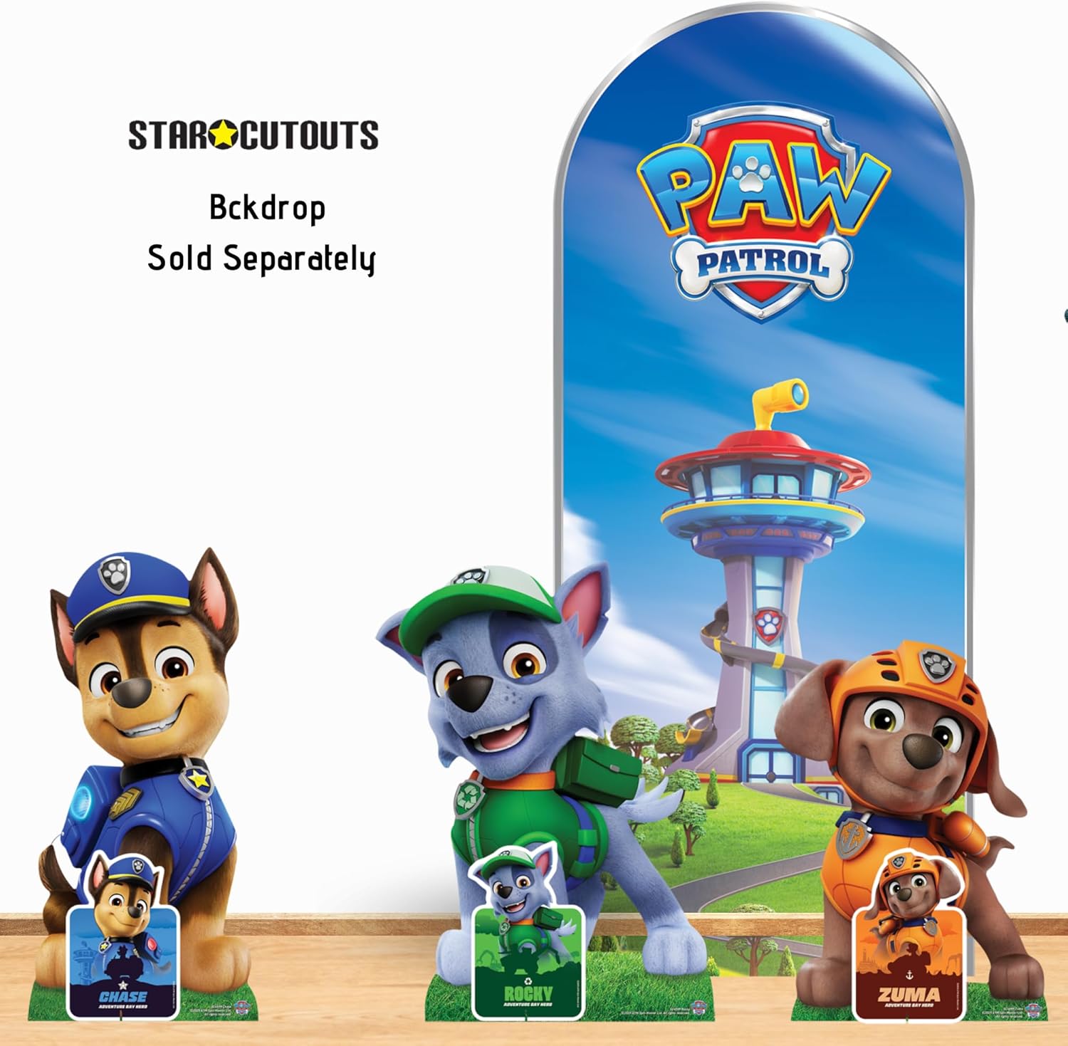 Star Cutouts SC4599 Paw Patrol Multi-Pack Cardboard Cutouts