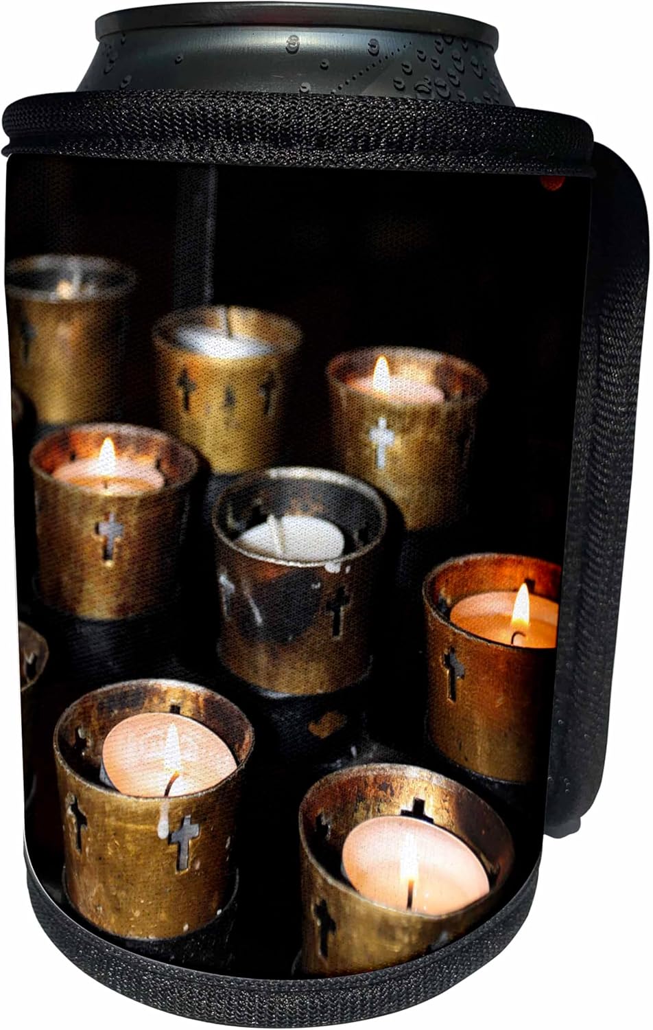 Stylish Can Cooler Wrap - Faith Religious Christmas Designs