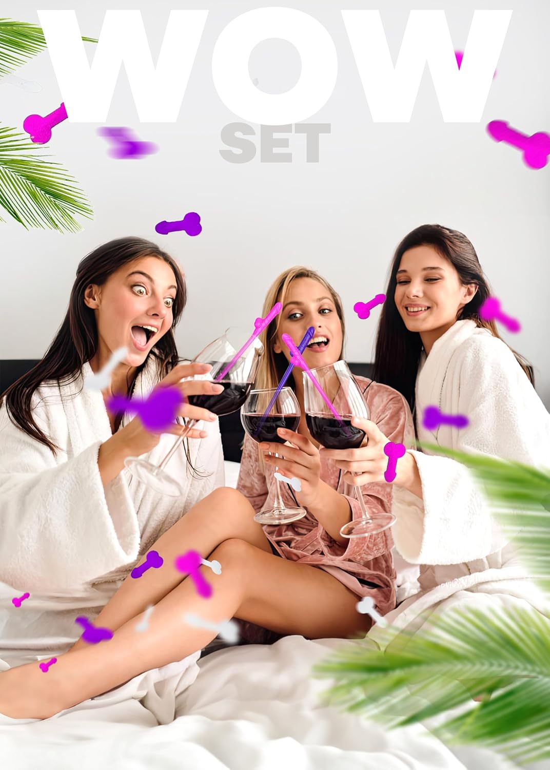 Bachelorette Party Straws 10pcs Funny Drinking Straws