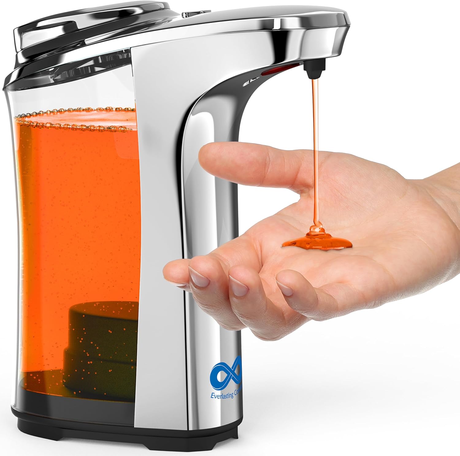 Everlasting Comfort Touchless Soap Dispenser with No Drip and Adjustable Output