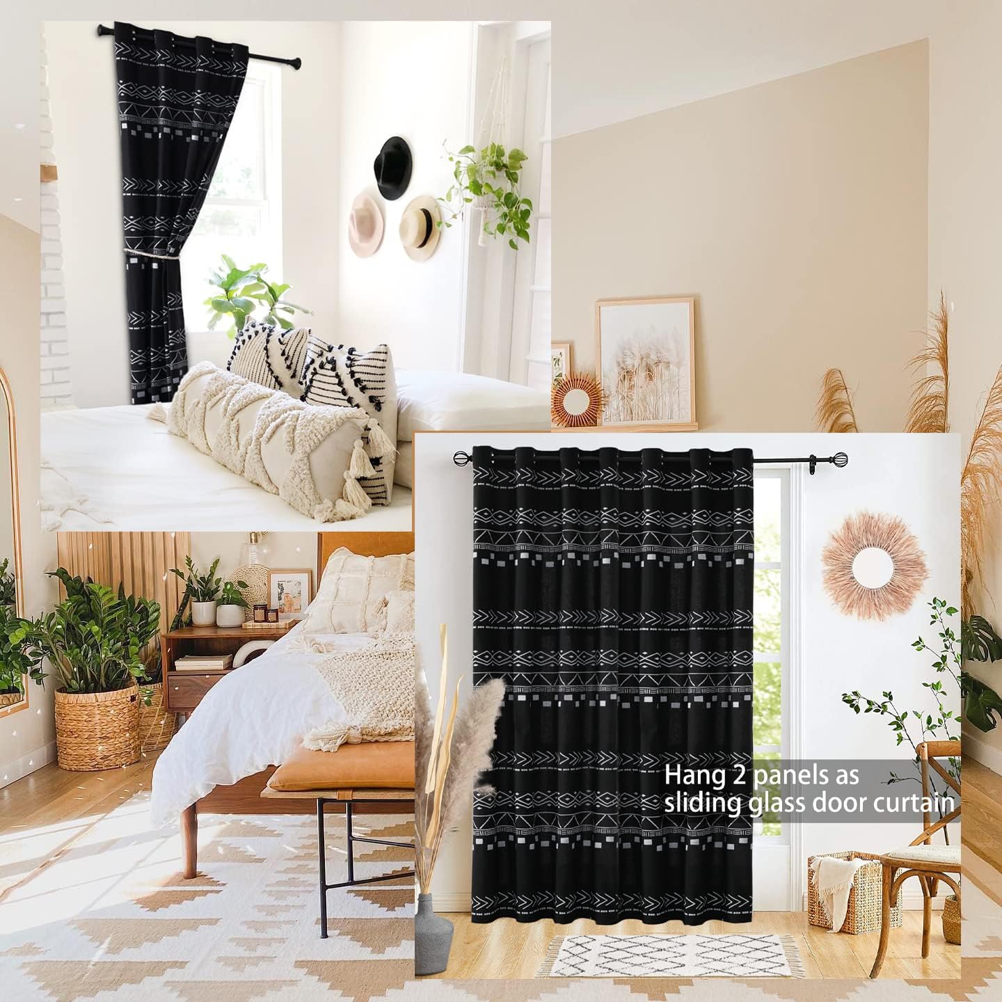 XTMYI Door Curtains 80 Inch Blackout Privacy Panel