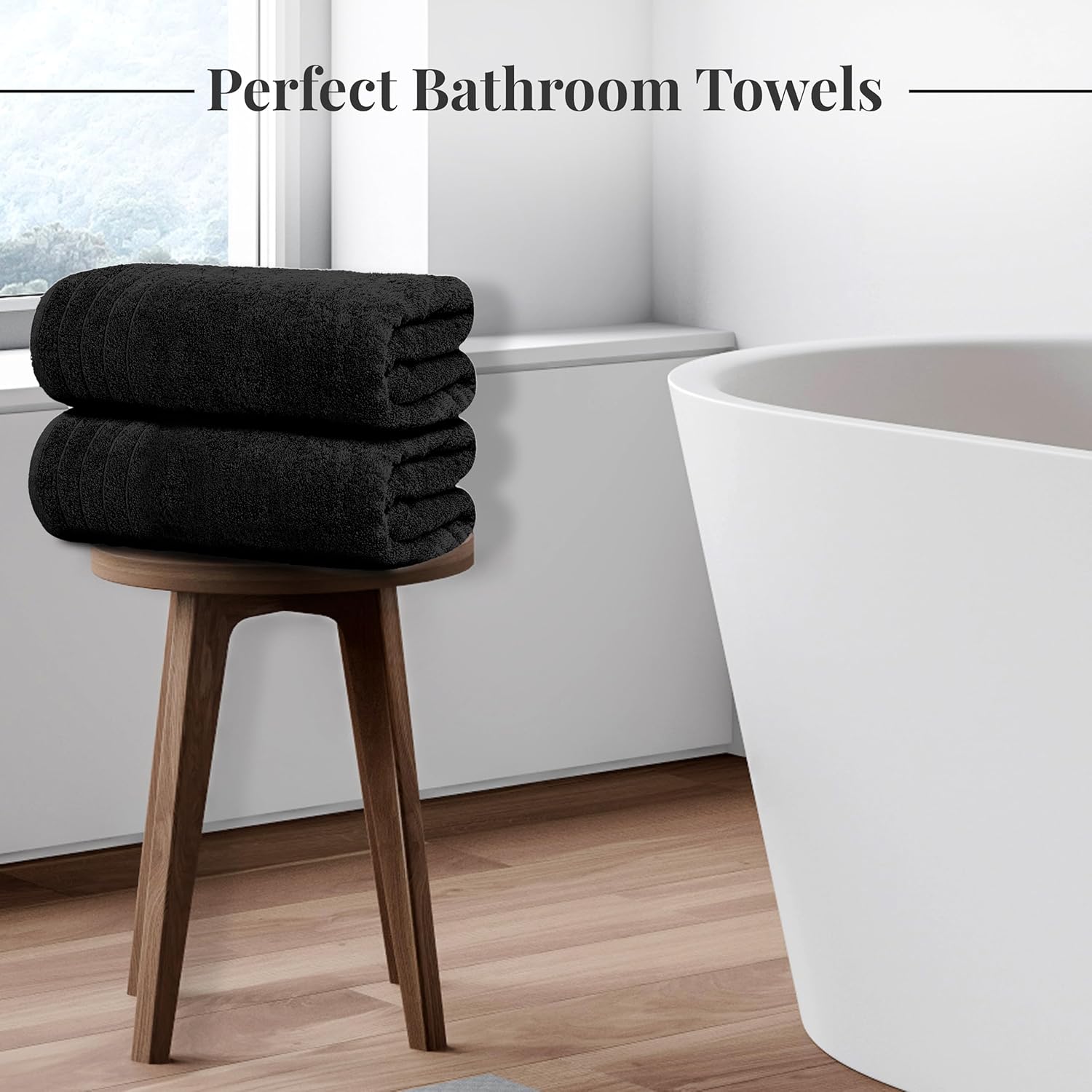 Tens Towels Pack of 4 Extra Large Bath Towels 30 x 60 Inches