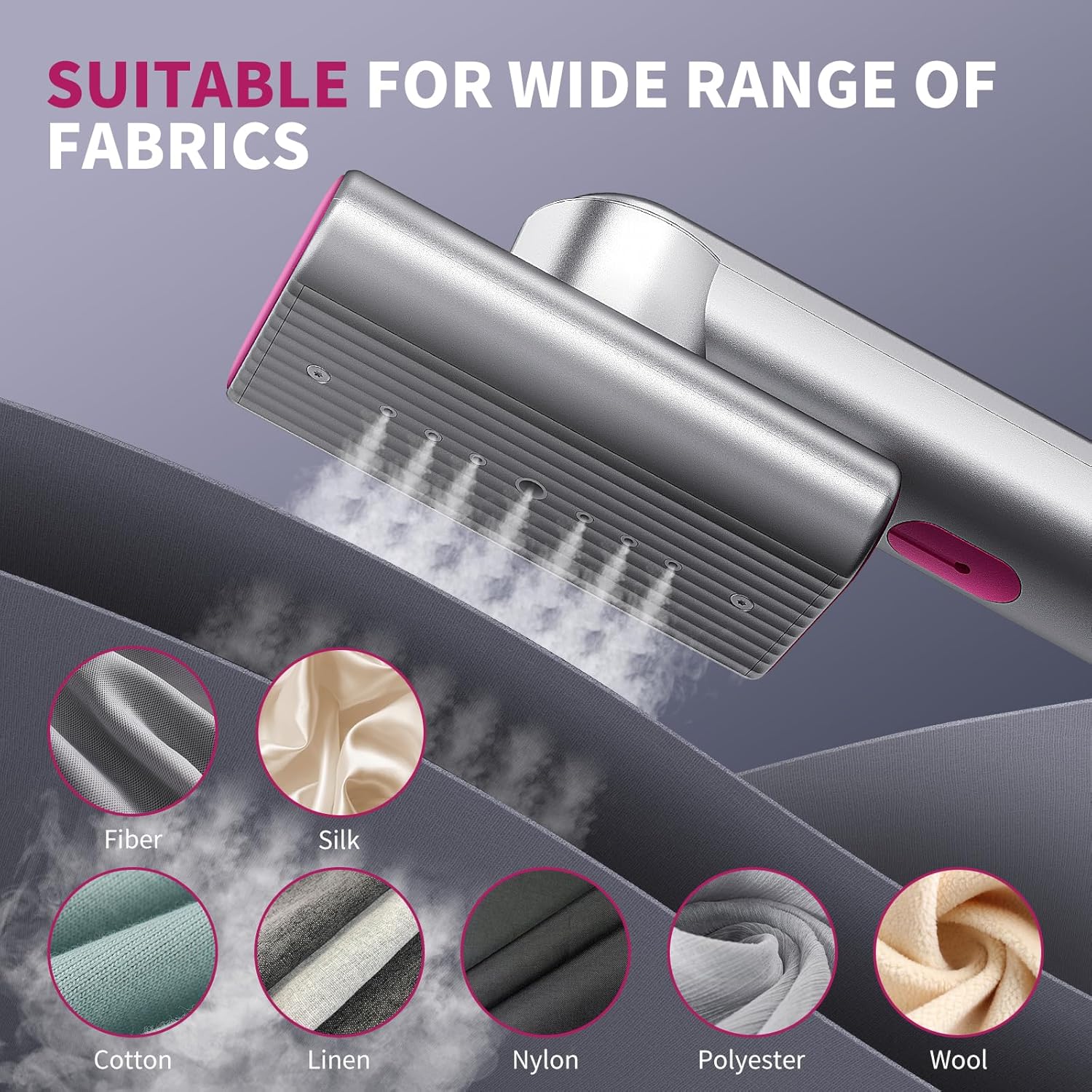 Eoubed Portable Garment Steamer for Quick Wrinkle Removal