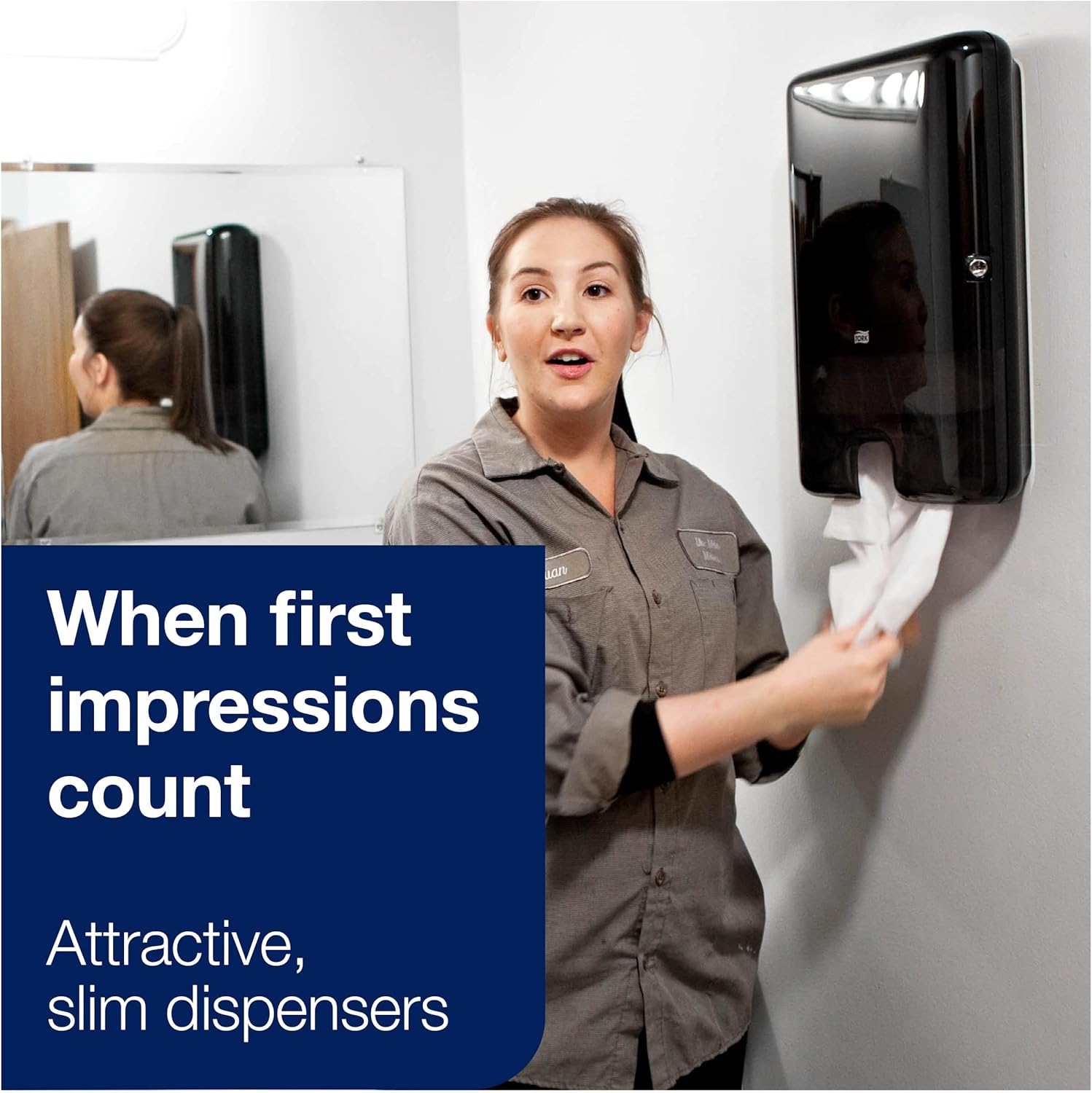 Tork Xpress Multifold Paper Towel Dispenser Black H2
