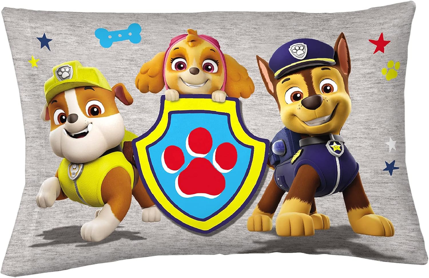 Franco Kids Bedding Super Soft Microfiber Reversible Pillowcase 20x30 Paw Patrol