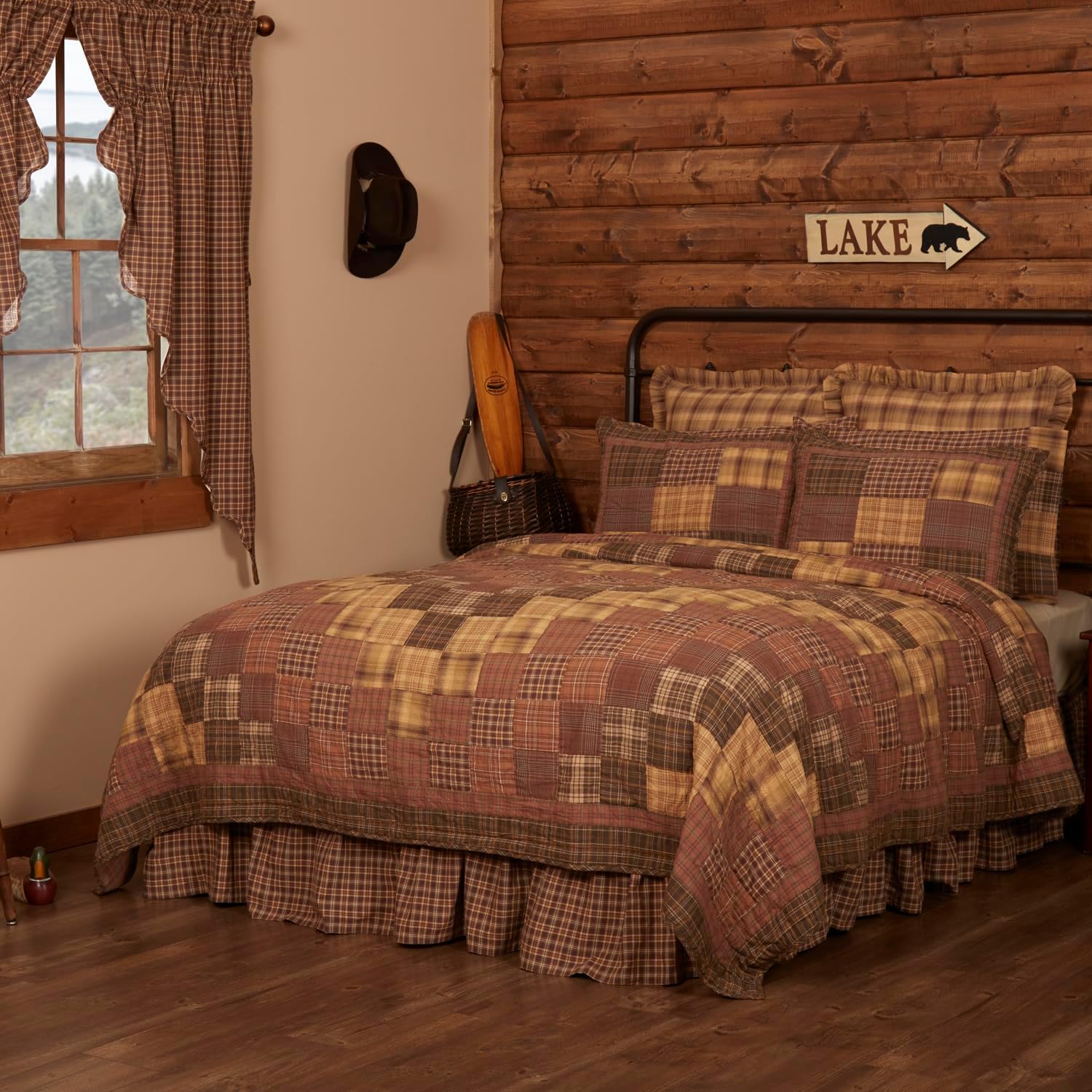VHC Brands Prescott Patchwork Cotton Quilt 120x105