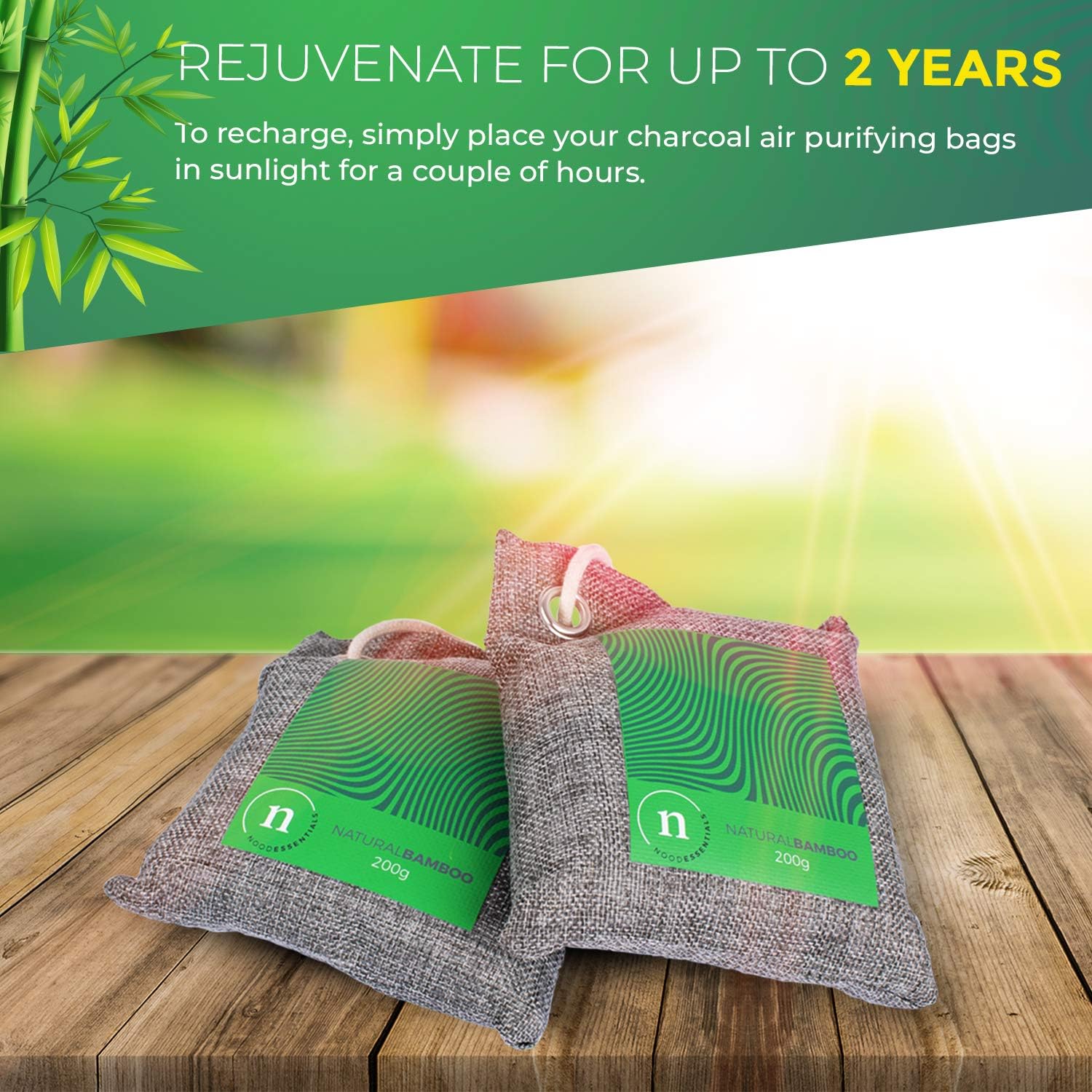 Bamboo Charcoal Bags for Odor and Moisture Control