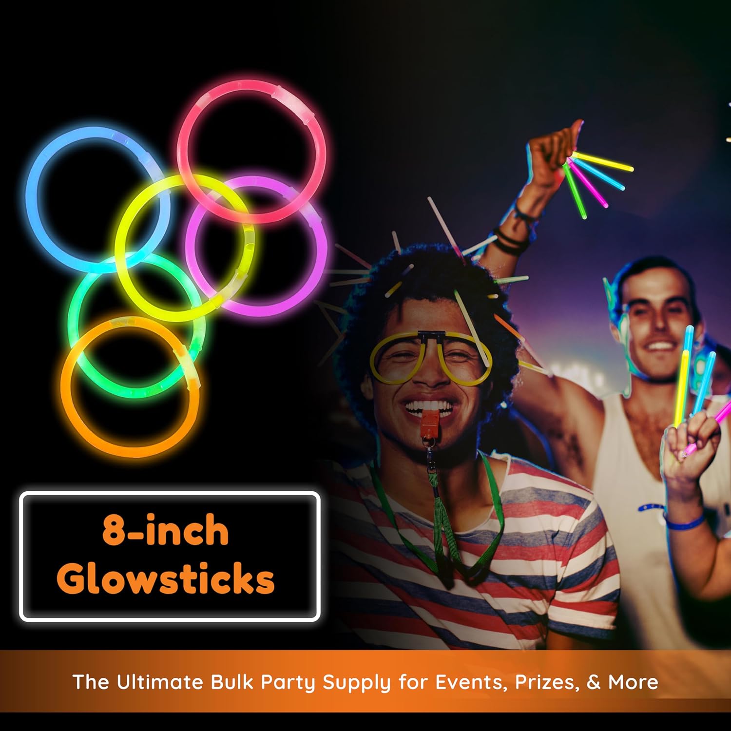 Glow Fever 1200pcs Glowsticks Party Pack
