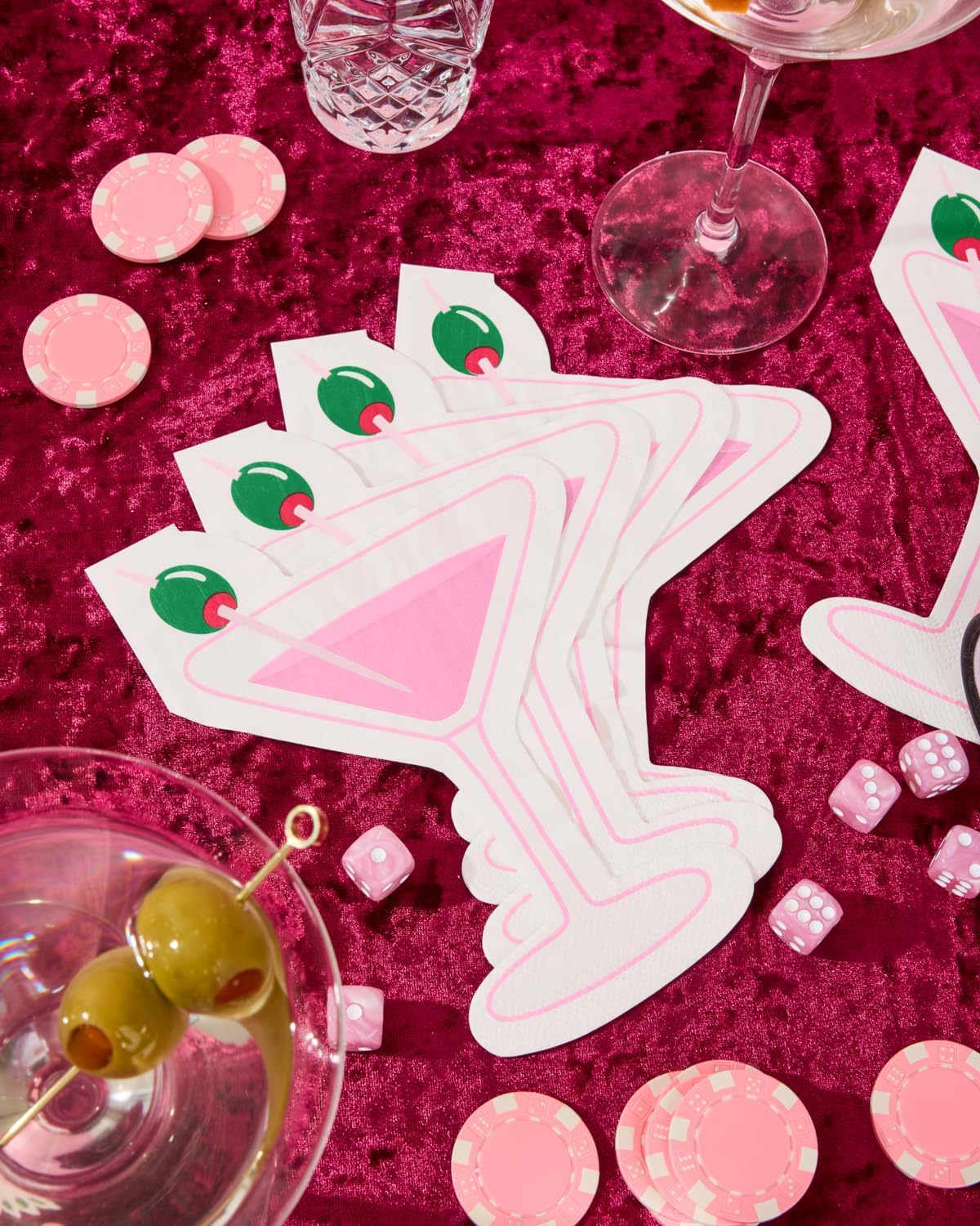 Xo Fetti Dirty Martini Napkins - 25pcs 3-ply Set