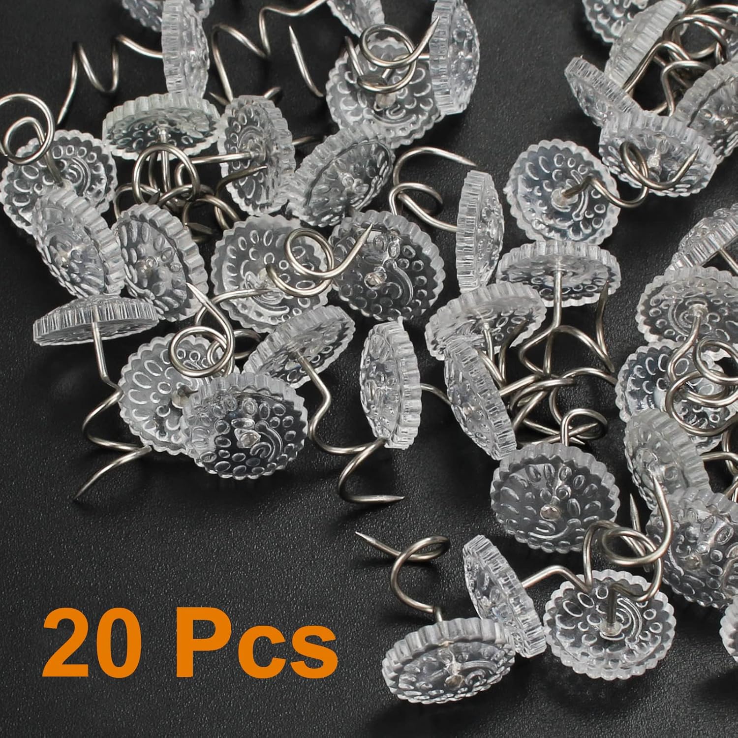 CANWUPON Upholstery Tacks with Twist Design No-Slip Holders