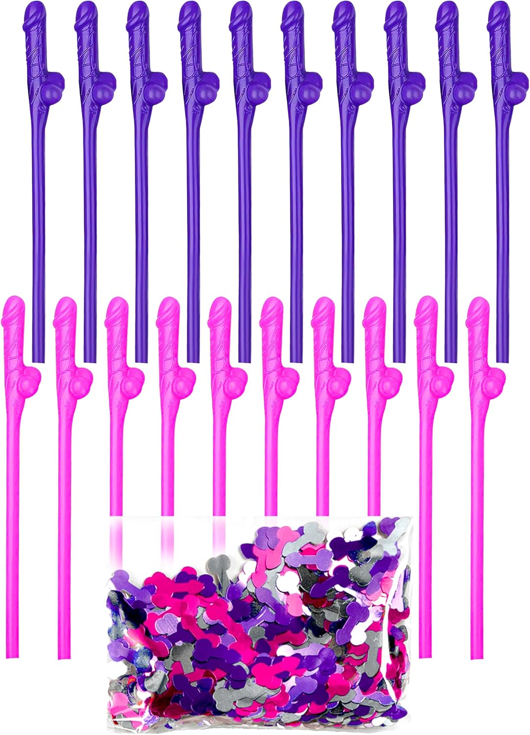 Bachelorette Party Straws 10pcs Funny Drinking Straws