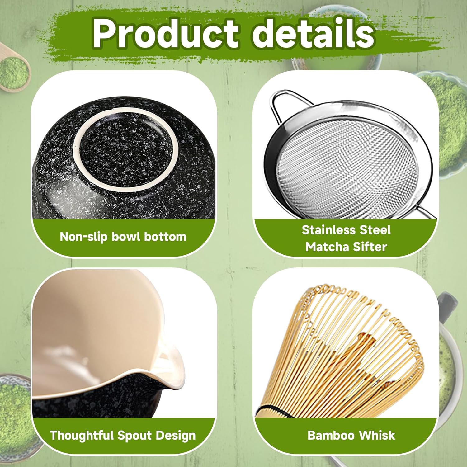 Amerzam Japanese Matcha Set - Complete Ceremony Collection