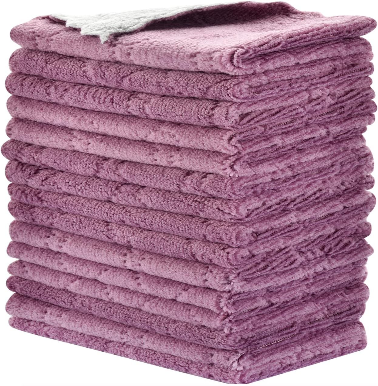OstWony Reusable Cleaning Cloths 11PCS 10x6 Inch Microfiber Dish Towels
