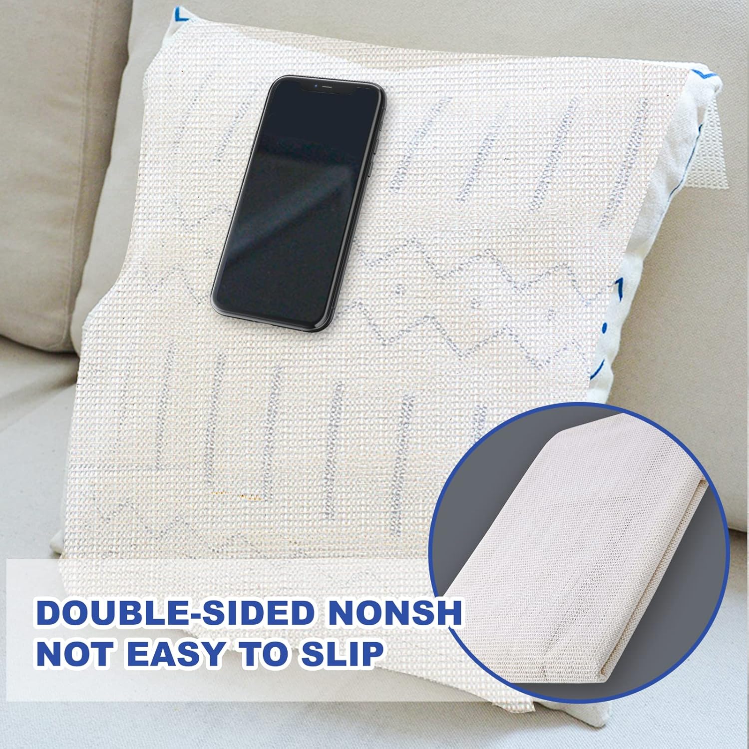 Foboull Mattress Slide Stopper Non Slip Pad Twin Size