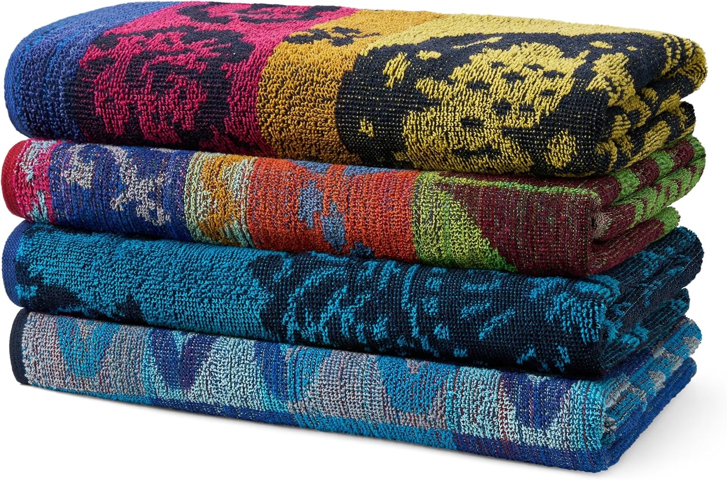 Ben Kaufman Sales Co Beach Towel Bundle - 30 x 60 Pack of 4