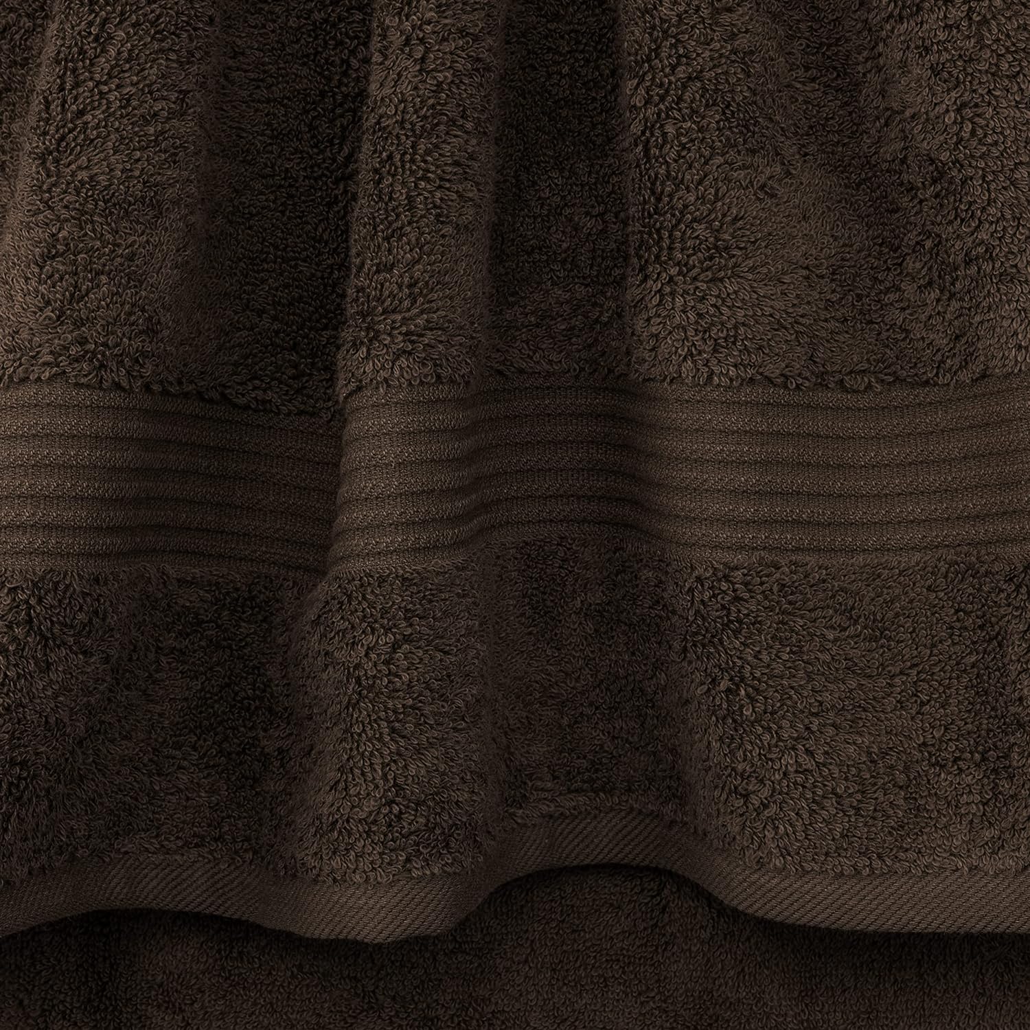Cotton Paradise 6 Piece Towel Set Brown