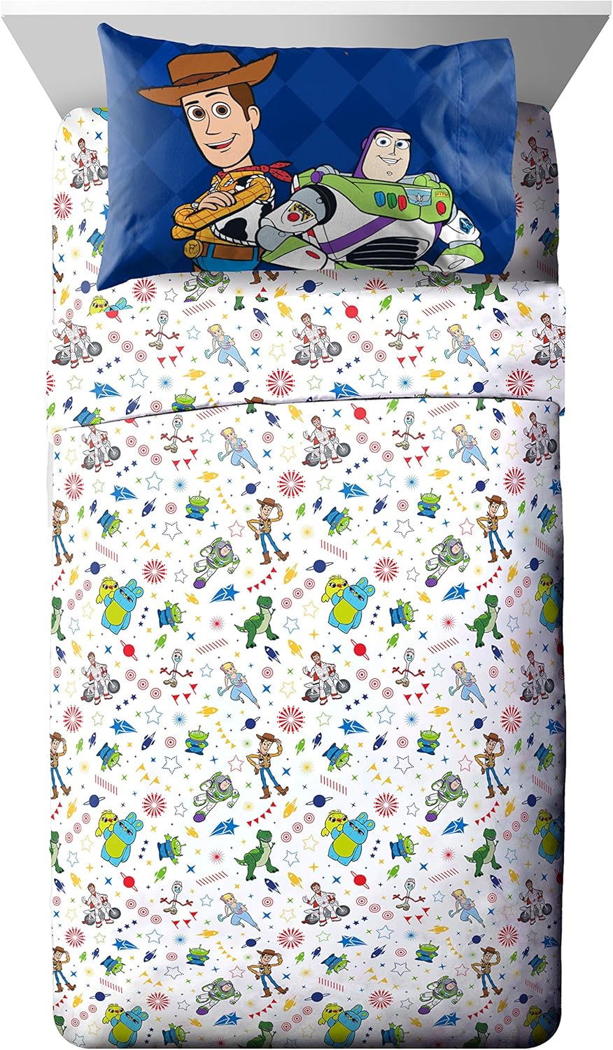 Jay Franco Disney Toy Story 4 Piece Sheet Set