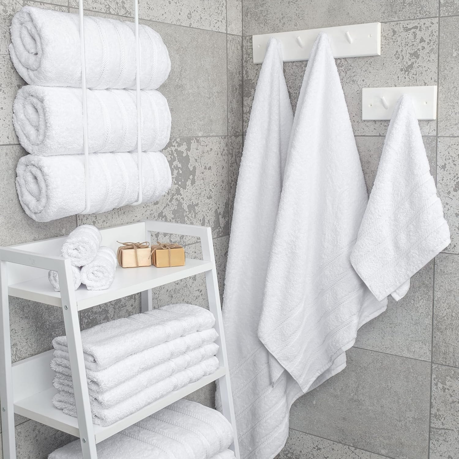 American Soft Linen 4 Piece Bath Towel Set